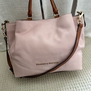 Dooney & Bourke Blush Pink Leather Tote Bag with Dust bag